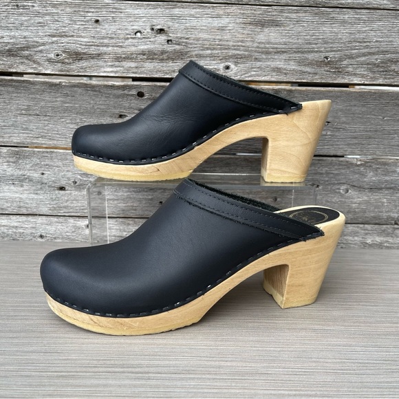 No. 6 Shoes - No.6 Old School High Heel Clogs
